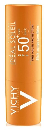 Idéal Soleil Stick Zones Sensibles SPF50+ 9 gr