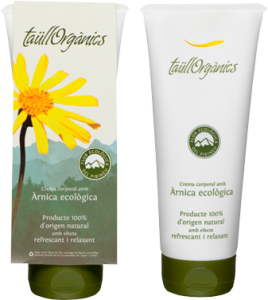 Crème d&#39;arnica aux extraits de fleurs d&#39;arnica bio