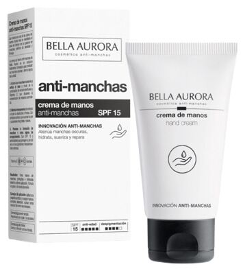 crème mains anti-taches et anti-âge SPF 15 75 ml