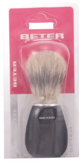 Brosse pour raser, sanglier, manche soft touch