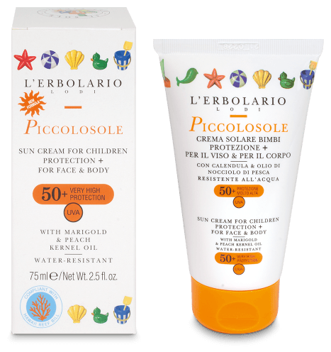 Piccolosole Crème Solaire Enfant SPF 50+ 75 ml