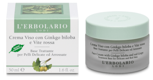 Crème Visage au Ginkgo Biloba et Raisin Rouge 50 ml