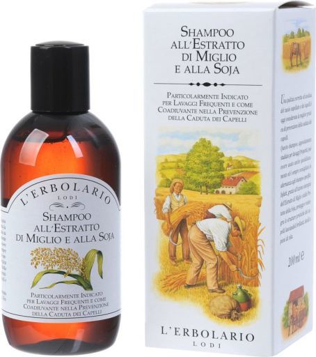 shampoing aux extraits de millet et de soja 200 ml