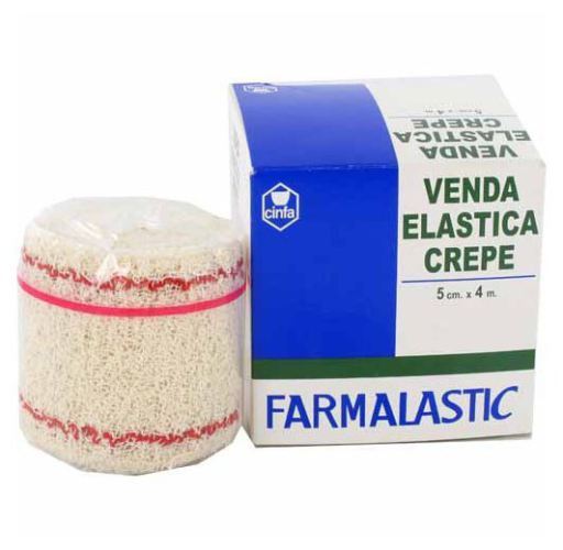 Pansement Crêpe Farmalastic 5 Cm x 4M