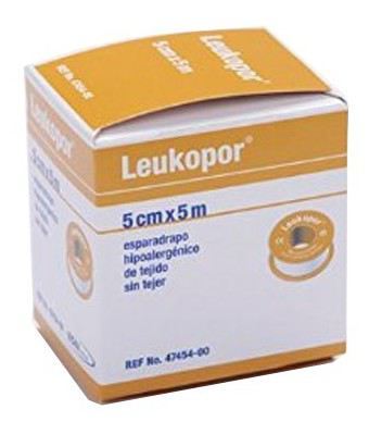 Ruban adhésif Leukopor 5Cmx5M