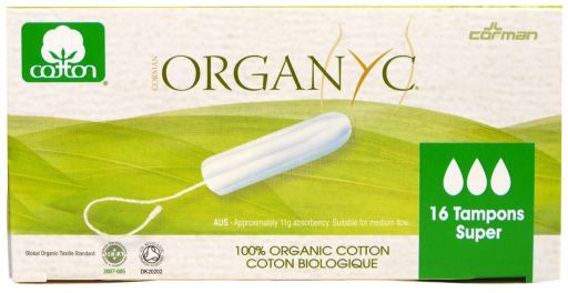 Tampons 100% Coton Sans Applicateur 16 Unités