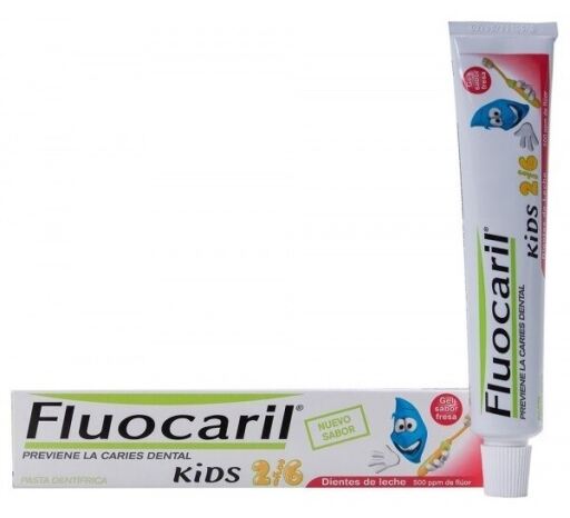 Fluocaril Gel de 2 à 6 Ans Fraise 50 ml