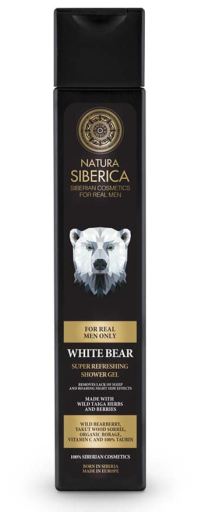 For Men Only White Bear Gel Douche Rafraîchissant 250 ml