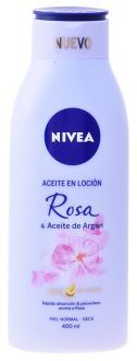 Lotion Rose &amp; Huile d&#39;Argan 400 ml