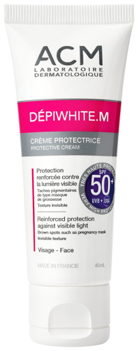 Depiwhite M. Crème Protectrice Invisible SPF 50+ 40 ml