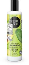 Shampoing réparateur avocat et olive pour cheveux abîmés 280 ml