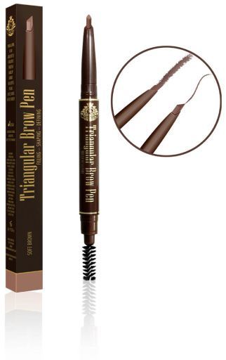 Crayon Sourcils Triangulaire Brun Doux