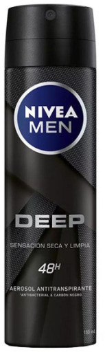 Men Deep Black Carbon Deo Spray 150 ml