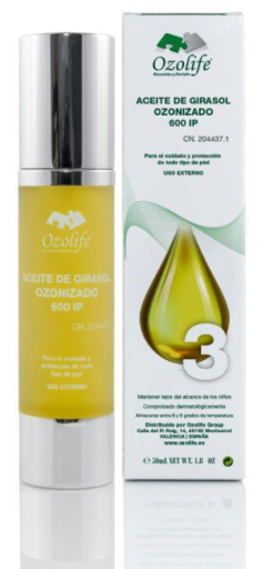 Huile de tournesol ozonée 50 ml