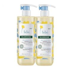 Gel Nettoyant Doux Duo pour Bébé 2 x 500 ml