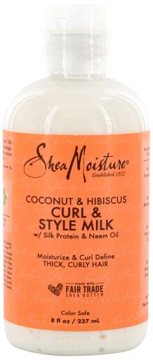 Lait coiffant et coiffant à la noix de coco et à l&#39;hibiscus 236 ml