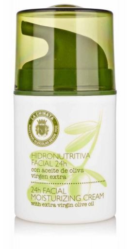 Crème faciale hydro-nutritive avec Olive 24h