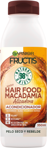 Fructis Hair Food Après-shampooing lissant Macadamia 350 ml