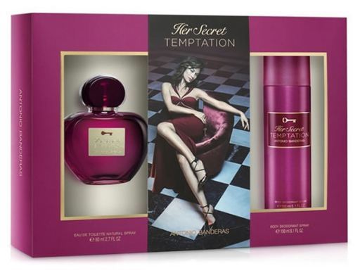 Son eau de toilette en spray Secret Temptation 80ml set x2