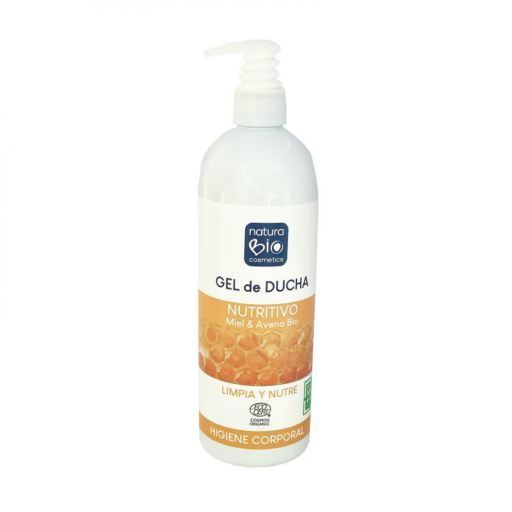 Gel douche miel et avoine bio 740 ml