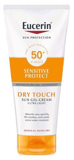 Gel-Crème de Protection Solaire Toucher Sec Sensitive Protect SPF 50+ 200 ml