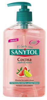 Distributeur de savon antibactérien pour les mains de cuisine 250 ml