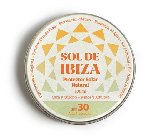 Crème solaire bio d'Ibiza spf 30+ 100 ml