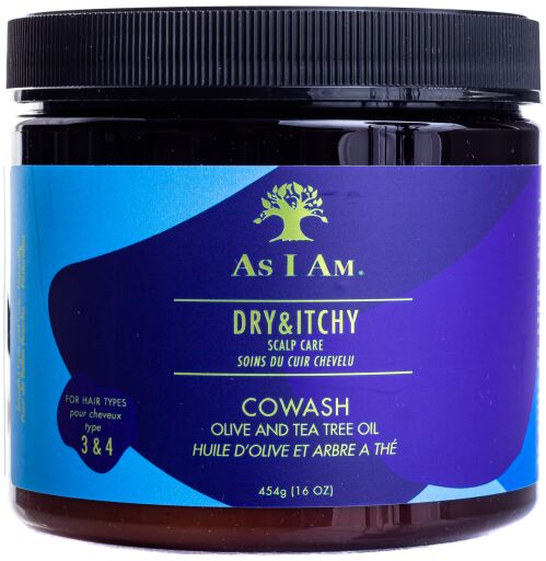 Soin du cuir chevelu sec et démangeaisons Olive Tea Tree Wash 454 gr