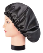 Bonnet Anti Frizz Satin Noir