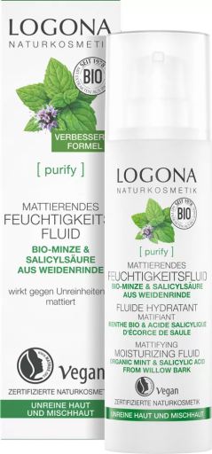 Fluide Hydratant Matifiant Menthe &amp; Acide Salicylique 30 ml