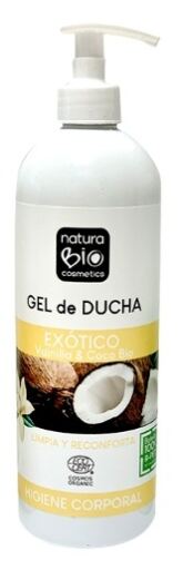 Gel douche bio exotique à la vanille et à la noix de coco 740 ml