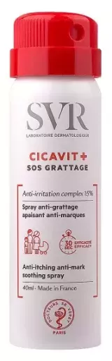 Cicavit+ SOS Grattage Spray Apaisant Anti-Démangeaisons 40 ml