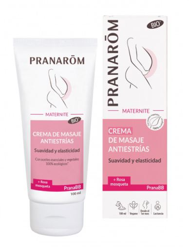 PranaBB Crème de Massage Anti-Vergetures Bio 100 ml