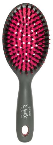 Brosse pneumatique Délía rose vif jour