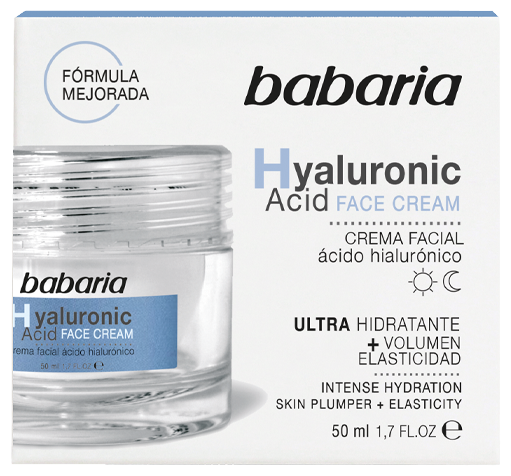 Crème visage à l&#39;acide hyaluronique 50 ml