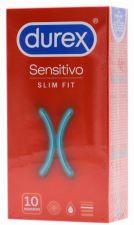 Sensitive Slim Fit Préservatifs 10 unités