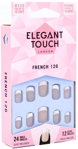 French Pink 106 Faux Ongles 24 pcs