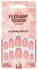 Glowing Abricot Faux Ongles 24 pcs