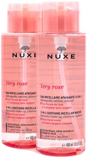 Eau Micellaire Apaisante Very Rose Lot de 2 x 400 ml