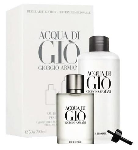 Coffret Acqua di Giò Eau de toilette 200 ml + Eau de toilette 50 ml