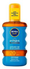 Protection solaire et huile solaire bronzante fp 20+ 200 ml