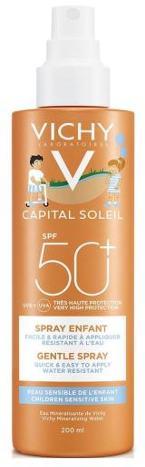 Capital Soleil Spray Solaire Enfant SPF 50 200 ml