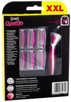 Quattro for Women xxl Rasoir+Chargeur 6 unités