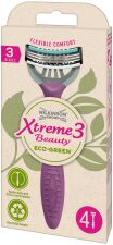 Rasoir Xtreme 3 Eco vert Femme 4 unités