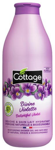 Lait de Violette Bain et Gel Douche 750 ml