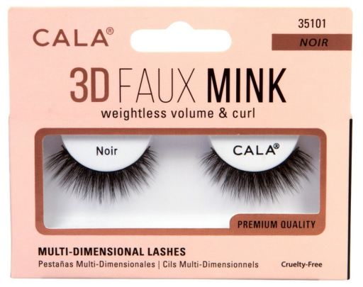 Faux cils noirs 3D