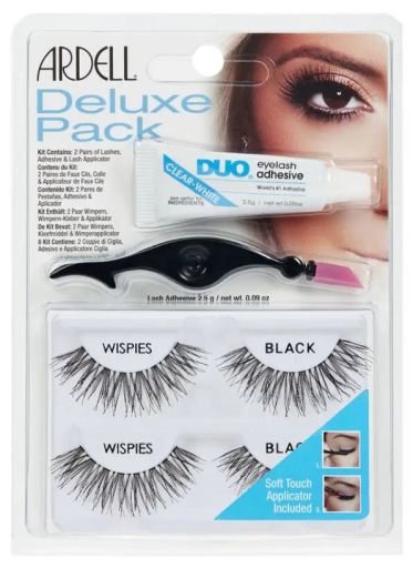 Pack Deluxe Faux Cils Wispies Noir 4 Pièces