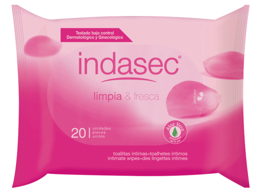 Lingettes Hygiène Intime 20 Unités