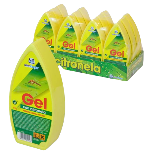 Gel Désodorisant Citronnelle Anti Insectes