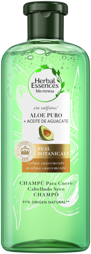 Shampoing Pure Aloès et Huile d&#39;Avocat Bio 380 ml